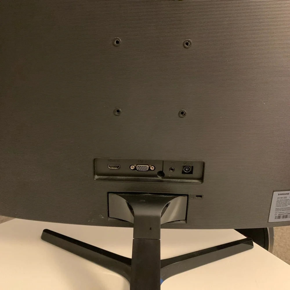 Samsung 23.5” CF396 Curved Display Monitor, Ultra Slim